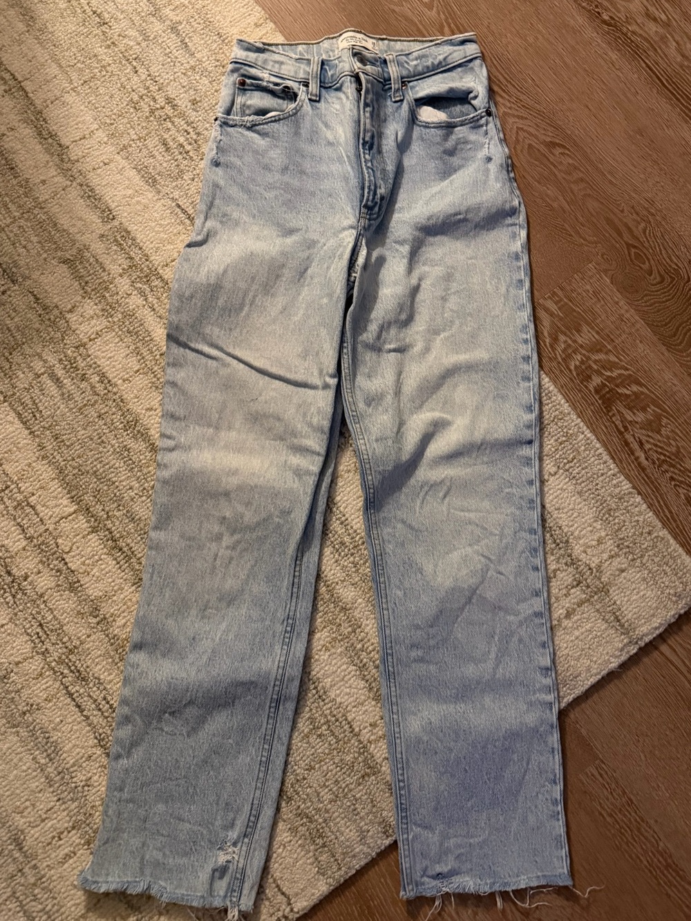 90’s straight ultra high rise Jean
